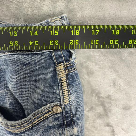 Distressed Ariat M5 Straight Fit Straight Leg Denim Jeans Size 31/36 - Picture 8 of 8